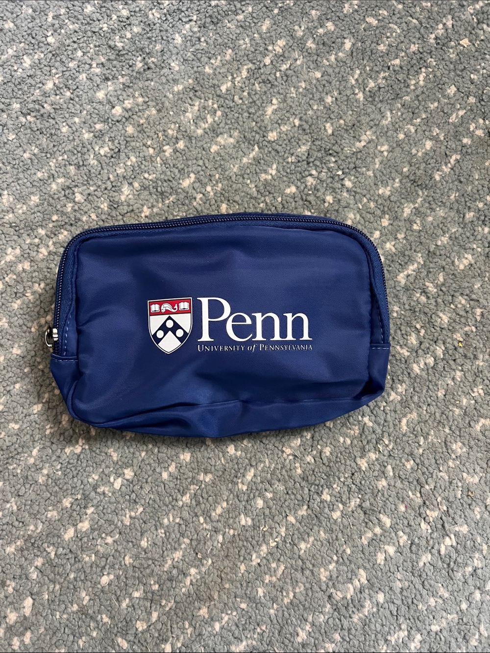 UPenn Belt Bag in Blue with Zippers!